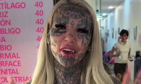 Australia’s most tattooed woman travels to Spain for body modifications that are ‘highly illegal’ at home